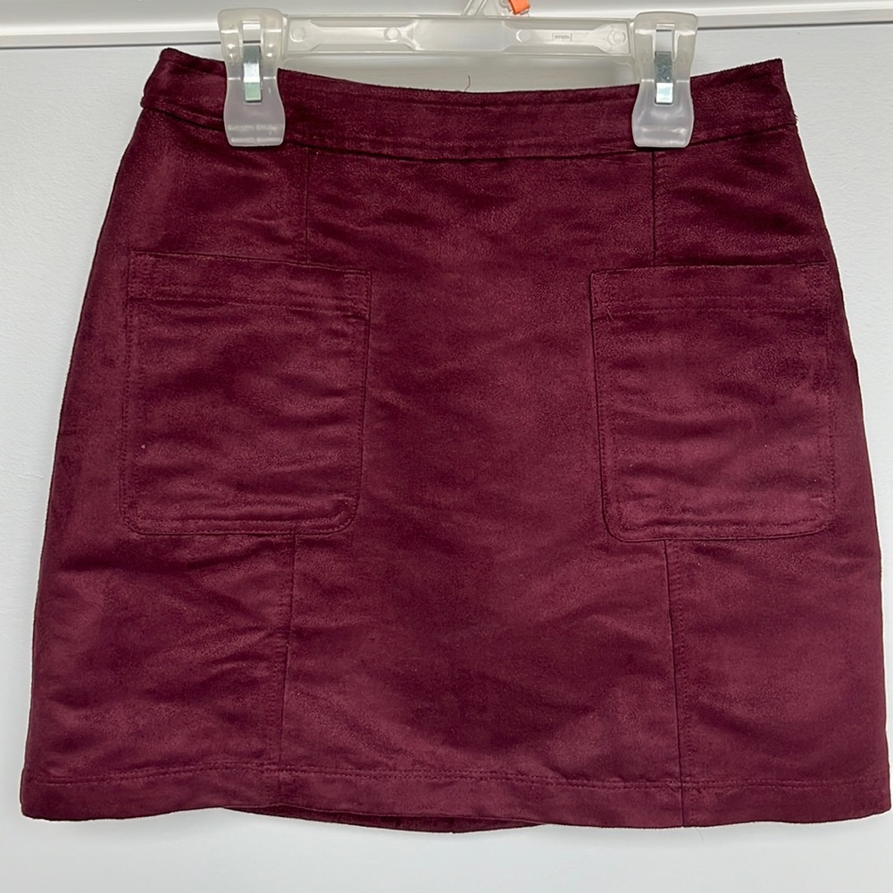 OLD NAVY suede miniskirt